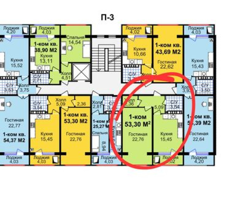 1 комната, 53 м², 108 серия, 2 этаж, ПСО (под самоотделку) Бишкек - сүрөт 2