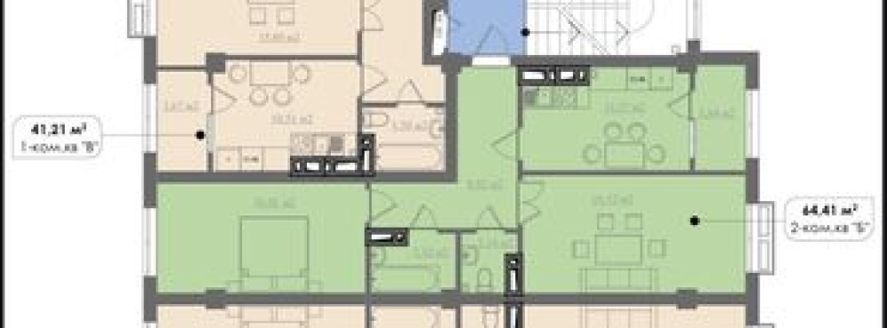 2 комнаты, 65 м², Элитка, 2 этаж, ПСО (под самоотделку) Бишкек - изображение 2