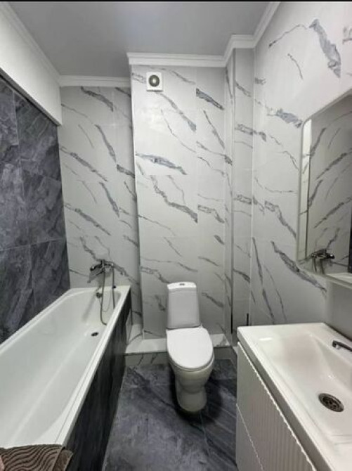 1 комната, 43 м², Элитка, 9 этаж, Евроремонт Бишкек - сүрөт 2