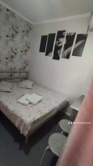 1 комната, Душевая кабина, Постельное белье, Кондиционер Bishkek - photo 4