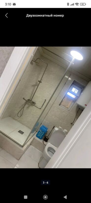 2 комнаты, Душевая кабина, Постельное белье, Кондиционер Bishkek - photo 6