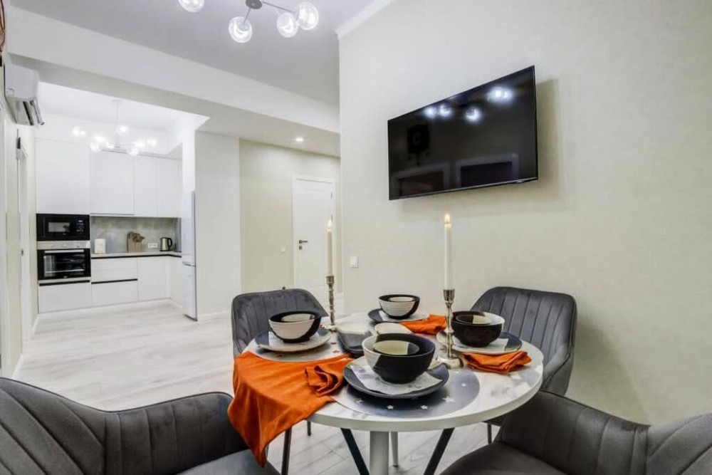 2 комнаты, Постельное белье, Парковка, Круглосуточное заселение Bishkek - photo 1