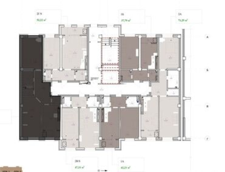 2 комнаты, 72 м², Элитка, 8 этаж, ПСО (под самоотделку) Бишкек - изображение 4