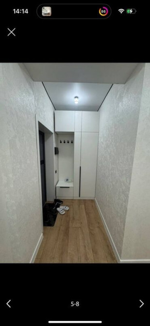 1 комната, 42 м², 6 этаж, Евроремонт Бишкек - изображение 2