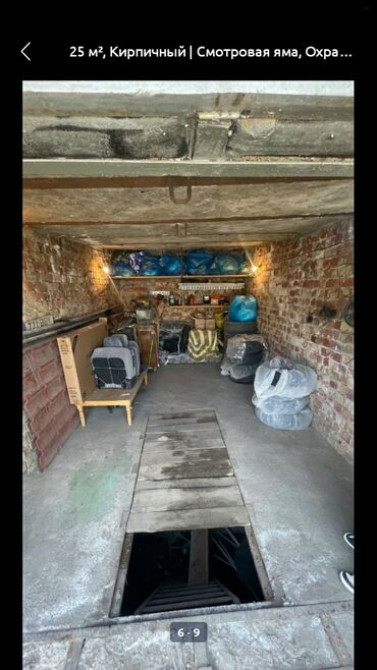 Кирпичный гараж площадью 25 м² с металлической дверью, расположенный в Бишкек - сүрөт 1