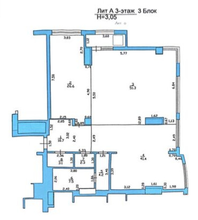Продаю Офис 446 м², С ремонтом, Без мебели, Многоэтажное здание, 3 этаж Бишкек - изображение 1