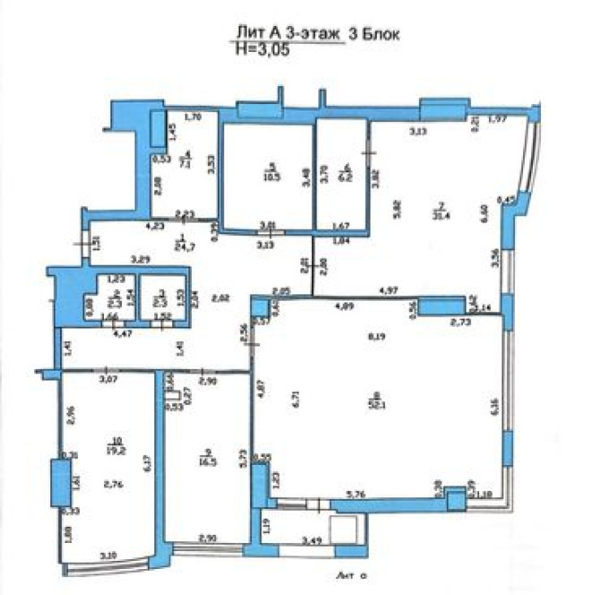 Продаю Офис 446 м², С ремонтом, Без мебели, Многоэтажное здание, 3 этаж Бишкек - изображение 2