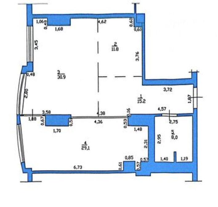 Продаю Офис 446 м², С ремонтом, Без мебели, Многоэтажное здание, 3 этаж Bishkek - photo 4