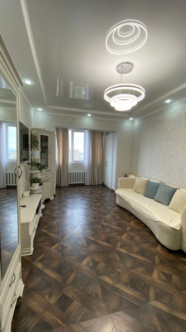 3 комнаты, 65 м², 105 серия, 9 этаж, Евроремонт Бишкек - изображение 1