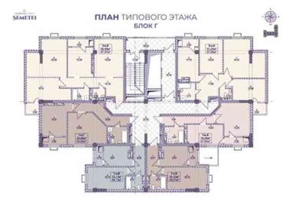 3 комнаты, 87 м², Элитка, 8 этаж, ПСО (под самоотделку) Бишкек