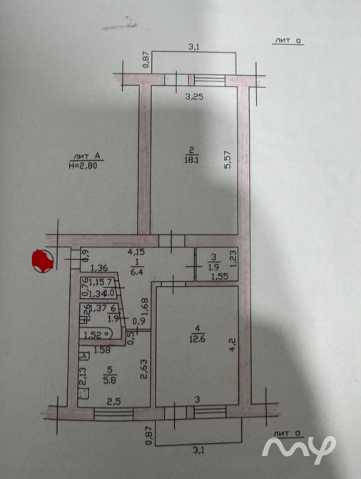 Продам 2 ком квартиру , район Горького/Элебаева Бишкек - изображение 7