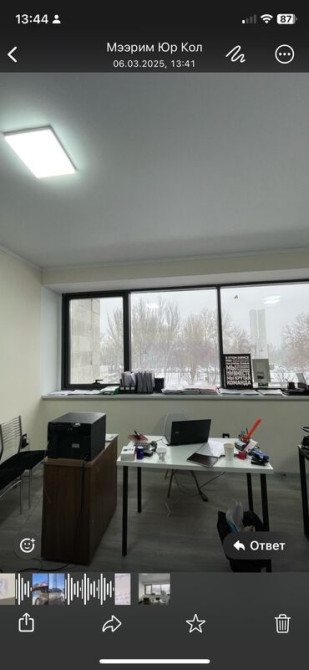 Сдаю половина ОФИСа центре города!!! Здание «Илбирс» Желательно на Бишкек - сүрөт 6