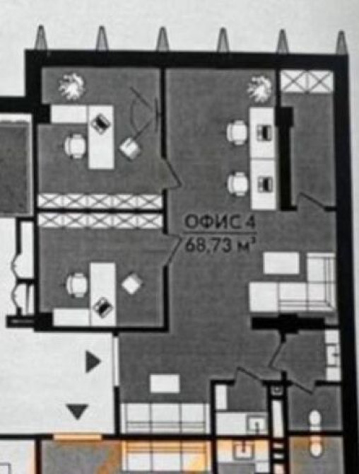 Сдаю Офис, 69 м², В бизнес центре, 1 линия Бишкек - сүрөт 4