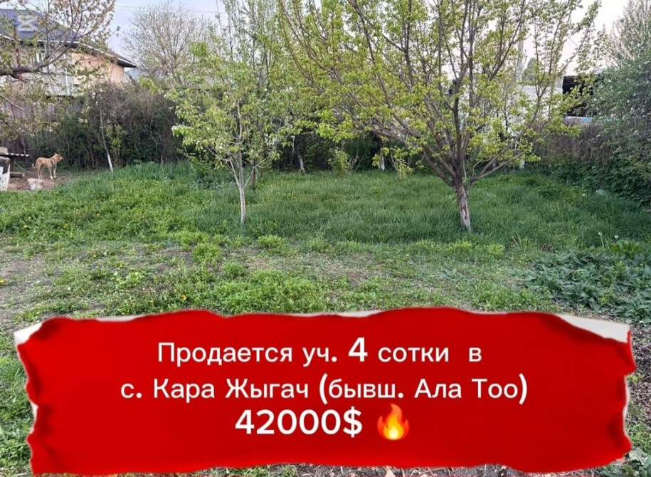 4 соток, Для строительства, Красная книга Bishkek - photo 1