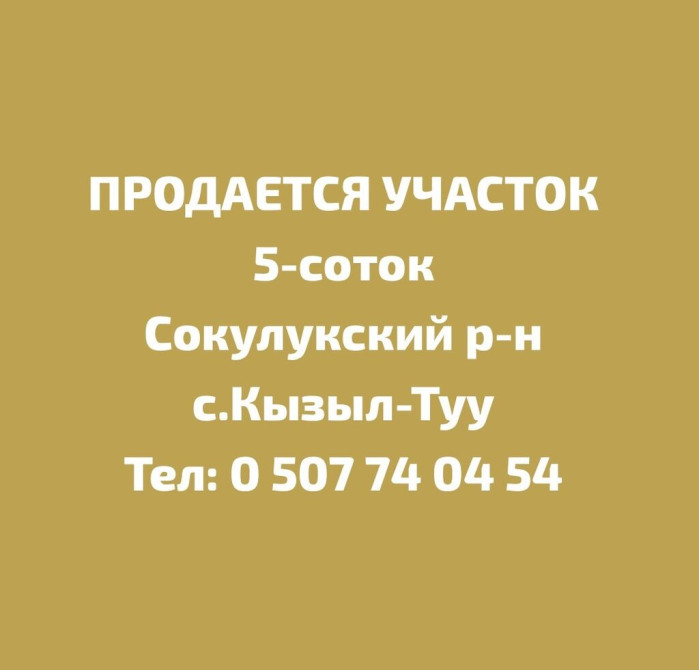 5 соток, Красная книга Бишкек - изображение 1