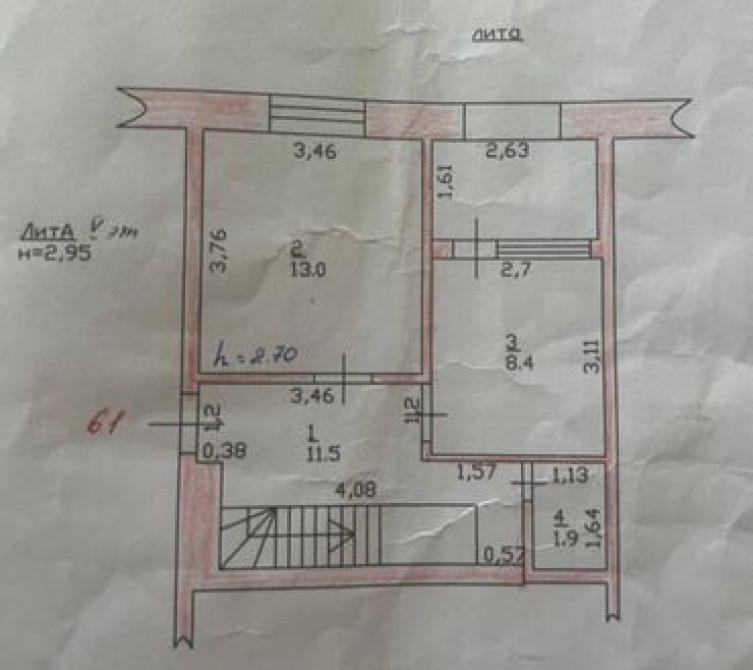 Продаю 4-комнатную квартиру в двух уровнях! Площадь - 76,8 кв.м, 5-6 Бишкек - изображение 6