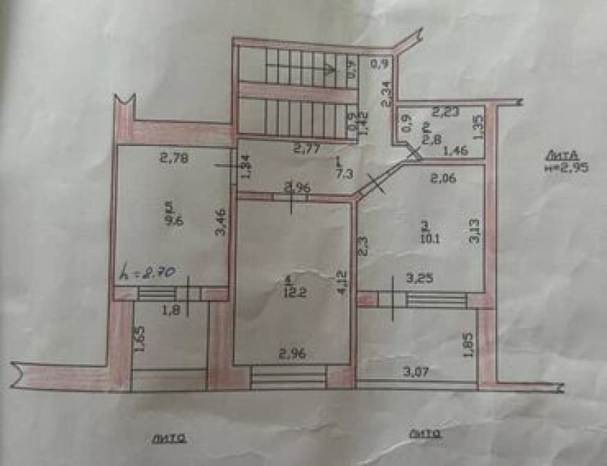 Продаю 4-комнатную квартиру в двух уровнях! Площадь - 76,8 кв.м, 5-6 Бишкек - изображение 5