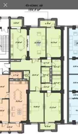 4 комнаты, 164 м², Элитка, 3 этаж, ПСО (под самоотделку) Бишкек