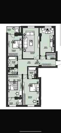 4 комнаты, 120 м², Элитка, 4 этаж, Готовая ПСО (под самоотделку) Bishkek