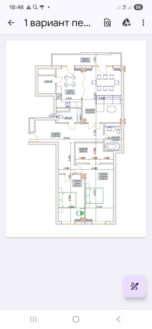 3 комнаты, 145 м², Индивидуалка, 8 этаж, Готовая ПСО (под самоотделку) Bishkek - photo 1