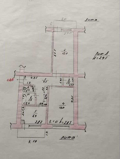 2 комнаты, 50 м², Индивидуалка, 2 этаж, Старый ремонт Бишкек - изображение 13