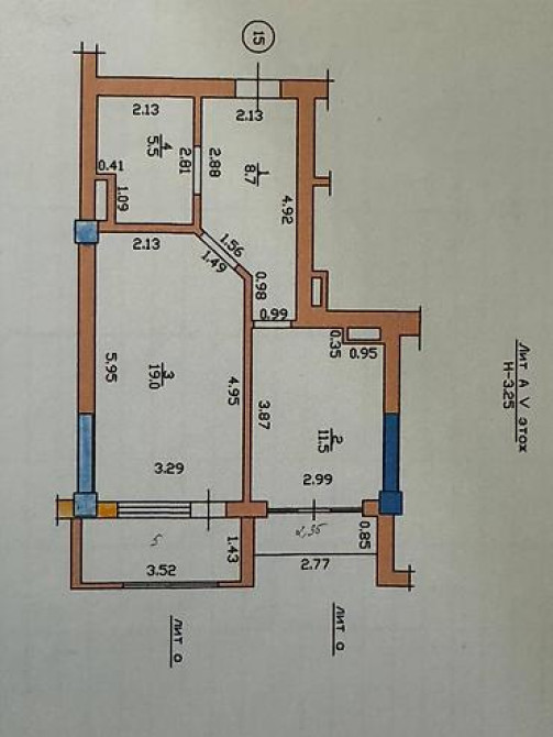 1 комната, 52 м², Элитка, 5 этаж, Косметический ремонт Бишкек - изображение 7