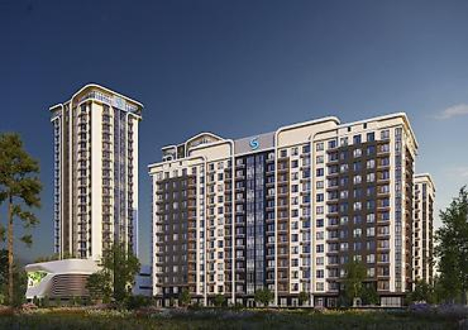3 комнаты, 97 м², 13 этаж Бишкек - изображение 1