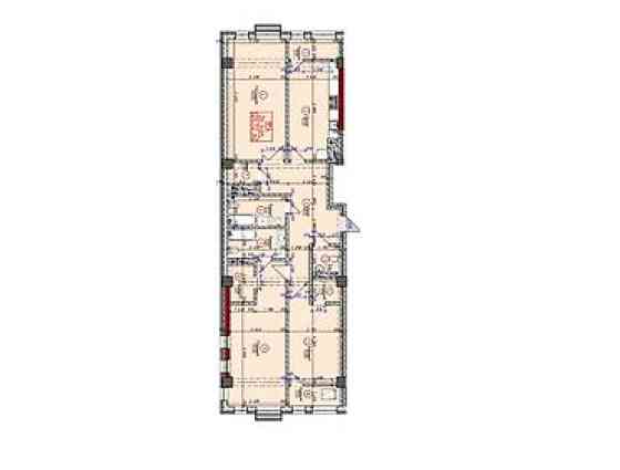 3 комнаты, 129 м², Элитка, 5 этаж, Евроремонт Бишкек