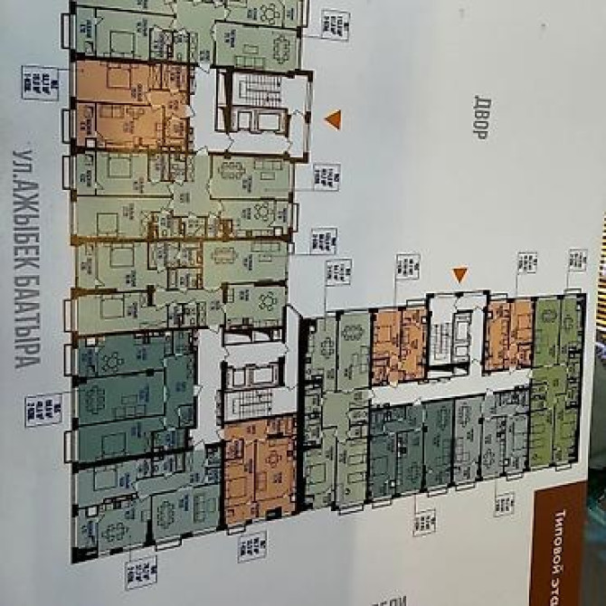 1 комната, 40 м², Элитка, 11 этаж, ПСО (под самоотделку) Bishkek - photo 9