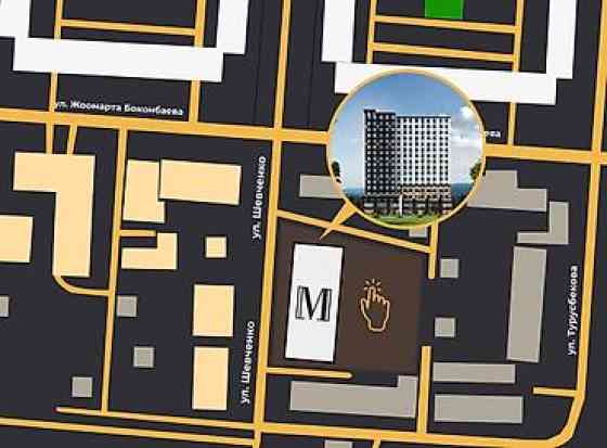 2 комнаты, 72 м², Боконбаева/Уметалиева Элитка, 12 этаж, ПСО (под самоотделку) Бишкек