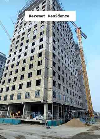 3 комнаты, 75 м², БГУ Элитка, 7 этаж, ПСО (под самоотделку) Bishkek