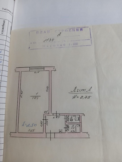 1 комната, 22 м², БГУ Малосемейка, 4 этаж, Старый ремонт Bishkek - photo 1