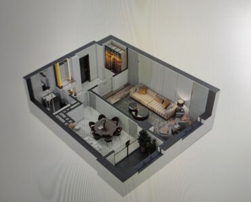 1 комната, 493 м², Элитка, 5 этаж, ПСО (под самоотделку) Бишкек - сүрөт 3