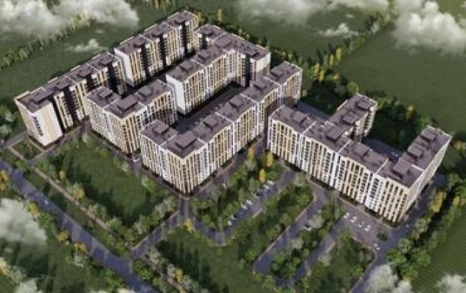 1 комната, 42 м², Элитка, 9 этаж, ПСО (под самоотделку) Бишкек - изображение 1