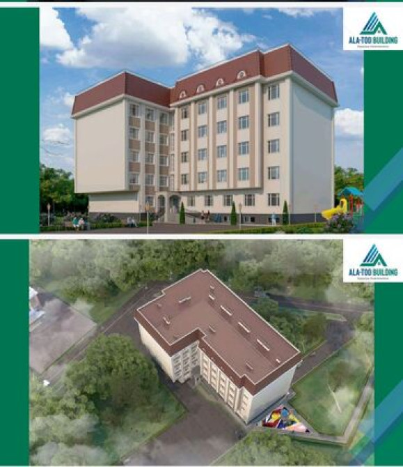 1 комната, 37 м², Элитка, 3 этаж, ПСО (под самоотделку) Bishkek - photo 1