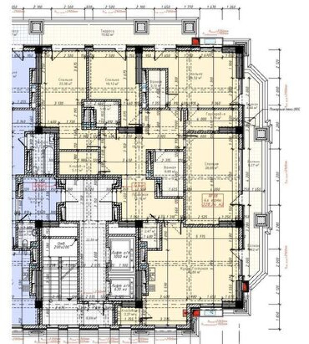 4 комнаты, 228 м², Элитка, 11 этаж, ПСО (под самоотделку) Bishkek - photo 2
