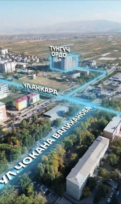 2 комнаты, 67 м², Элитка, 11 этаж, ПСО (под самоотделку) Bishkek - photo 1