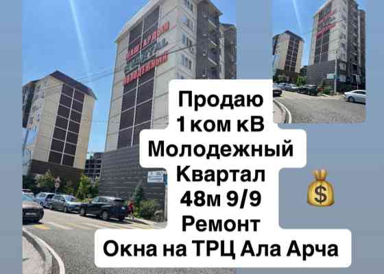 1 комната, 48 м², 108 серия, 9 этаж, Евроремонт Bishkek