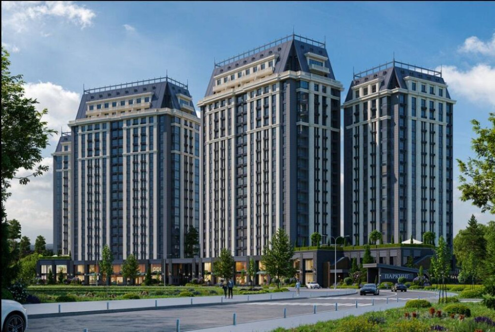 3 комнаты, 110 м², Элитка, 6 этаж, ПСО (под самоотделку) Бишкек - сүрөт 1